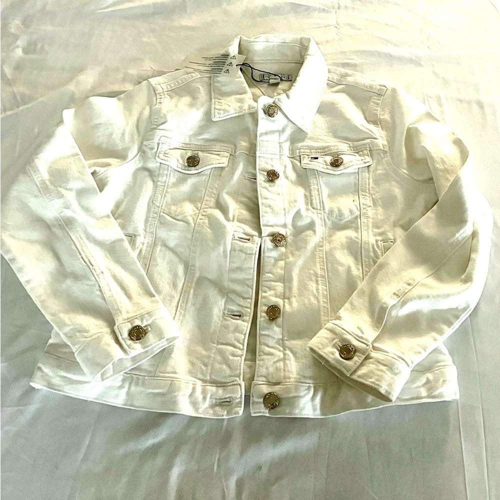 Tommy Hilfiger White Kids Denim Jacket